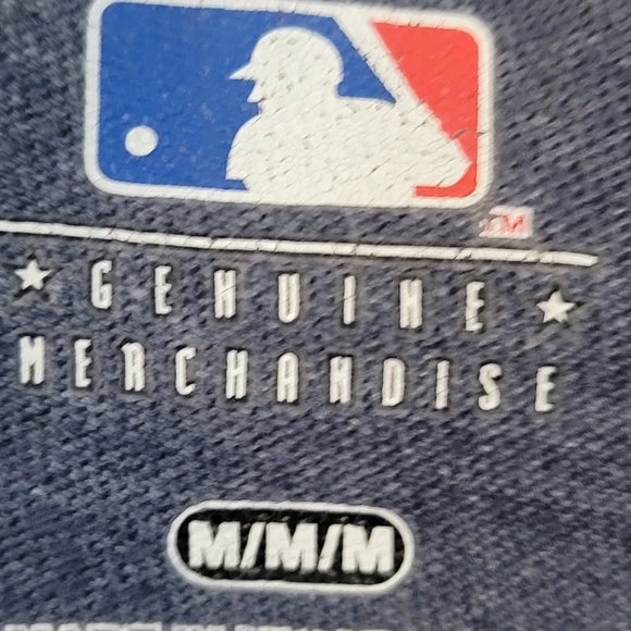 MLB Minnesota Twins Blue and Grey Crop Tee Size Medium - Picture 2 of 12